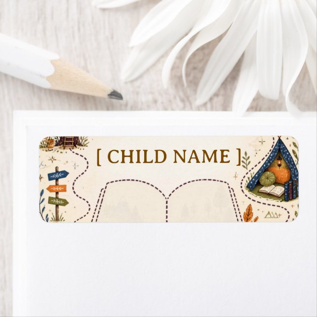 Personalized Kids Reading Bookplate (Insitu)