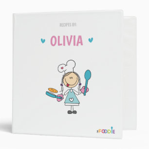 Personalized Kids Recipe Binder