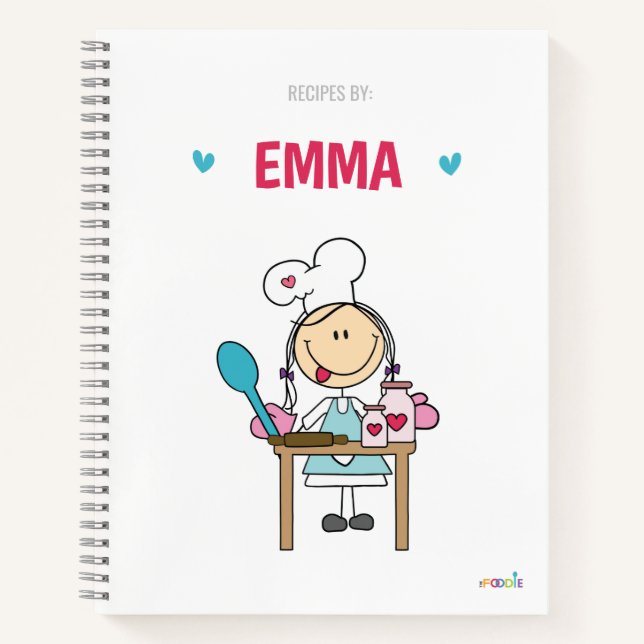 Personalized kids recipe book (Front)