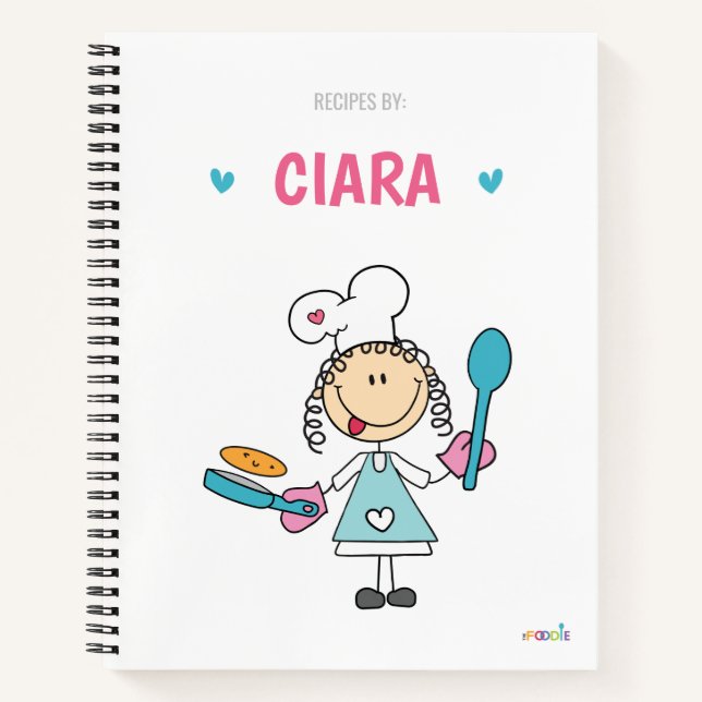 Personalized kids recipe book (Front)