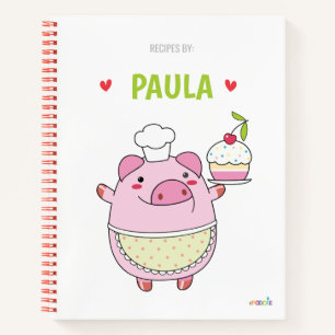 Personalized kids recipe book