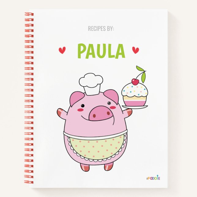 Personalized kids recipe book (Front)