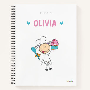 Personalized kids recipe book