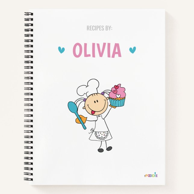 Personalized kids recipe book (Front)