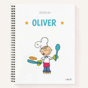 Personalized kids recipe book