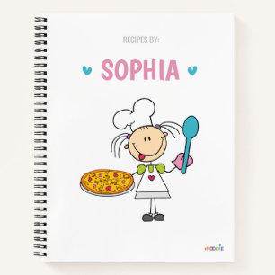 Personalized kids recipe book