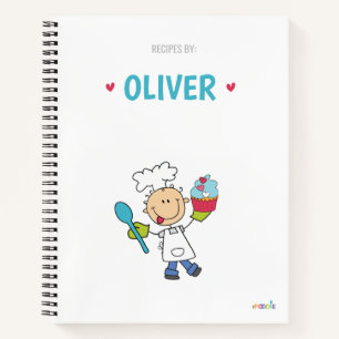 Personalized kids recipe book