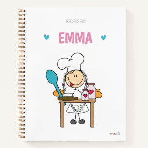 Personalized kids recipe book