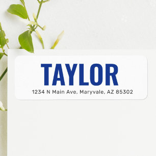Personalized Kids Return Address Labels
