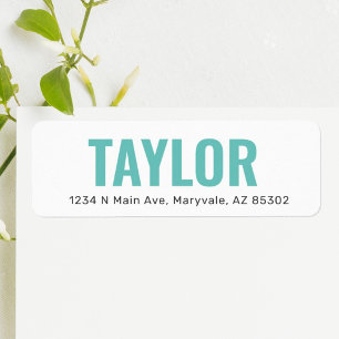 Personalized Kids Return Address Labels
