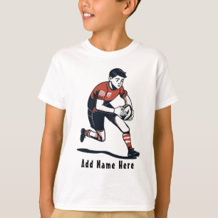 Personalized Kid's Rugby T-Shirt