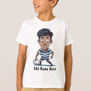 Personalized Kid's Rugby T-Shirt