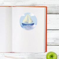 personalized Kids Sail Boat This book belongs to