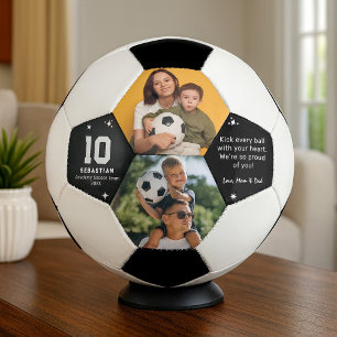Personalized Kids Soccer Photo and Custom Message Ball