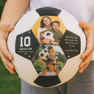 Personalized Kids Soccer Photo and Custom Message Soccer Ball