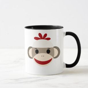 Personalized Kids Sock Monkey Mug