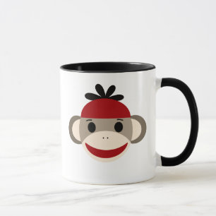 Personalized Kids Sock Monkey Mug