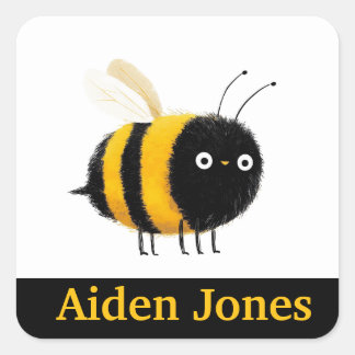 Personalized kids stickers colorful