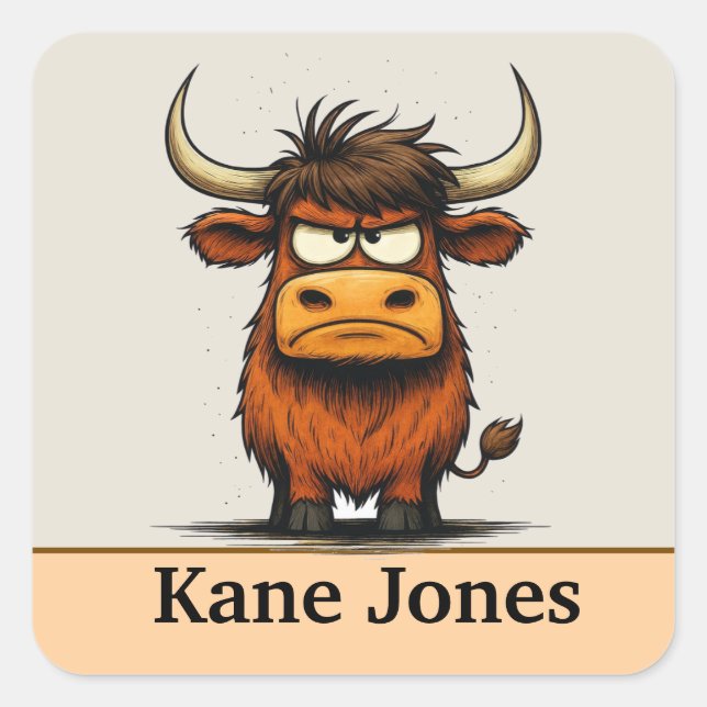 Personalized kids stickers colorful (Devant)