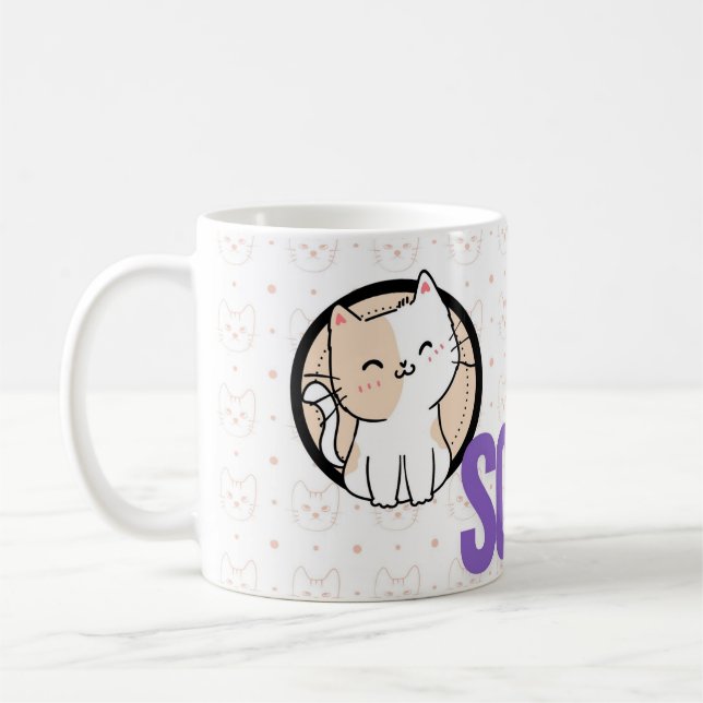 Personalized Kids Superhero Mug – Custom Name Gift (Left)