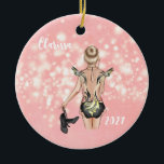 Personalized Kids Tap Dancer Christmas Ornament<br><div class="desc">Personalize this ornament for a great Christmas gift!</div>