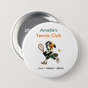 Personalized Kids Tennis Backpack Pin Custom Name