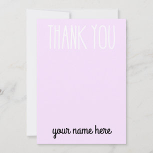 Personalized Kids Thank You Cards