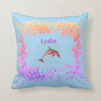 Personalized kids throw pillow