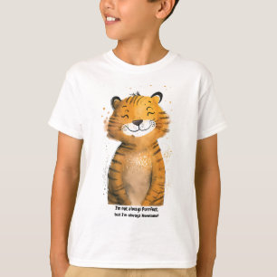 Personalized Kids tiger t-shirt