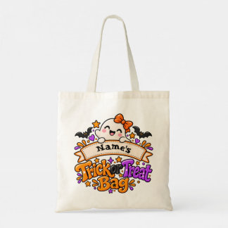 Personalized Kids Trick or Treat Halloween Tot Bag