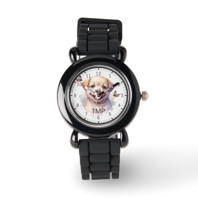 Personalized Kids Watch | Puppy Dog Theme (Front)