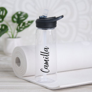 Personalized Kids Water Bottle – Custom Name – Gif
