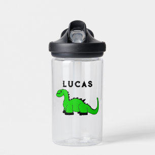 Personalized Kids Water Bottle W/Name - Cute Dino
