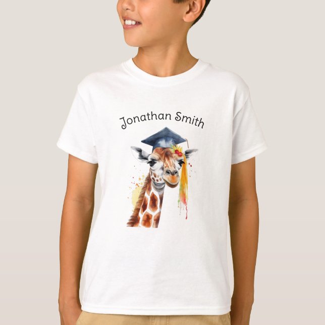 Personalized Kindergarten Graduate  T-Shirt (Front)