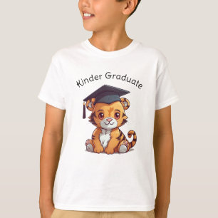 Personalized Kindergarten Graduation Tiger Cub T-Shirt