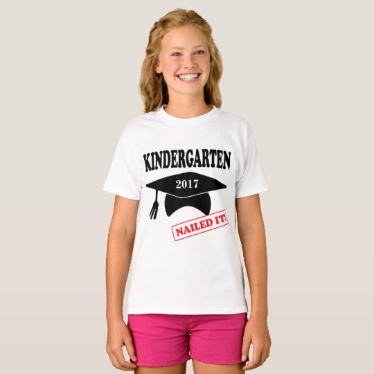 Personalized Kindergarten Nailed It T-Shirt