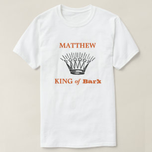 Personalized King of Bark Funny T-Shirt