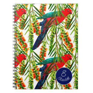 Personalized King Parrot Notebook