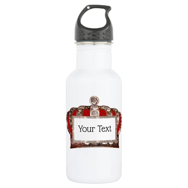 Personalized “King" Stainless Steel Water Bottle (Front)
