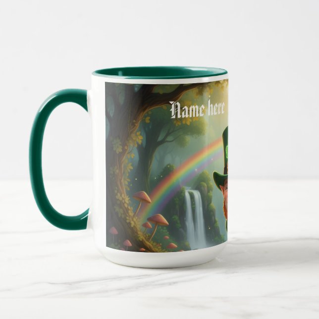 Personalized Kiss me I am irish - Combo mug (Gauche)