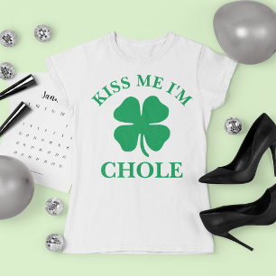 Personalized Kiss Me St. Patrick's Day T-Shirt