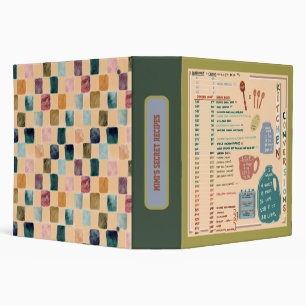 Personalized Kitchen Conversions Recipe Binder
