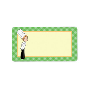 Personalized Kitchen Custom Medium Label