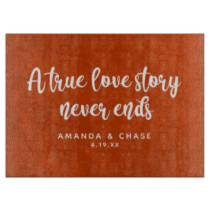 Personalized kitchen cutting board