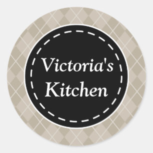 Personalized Kitchen Gift Tags Stickers