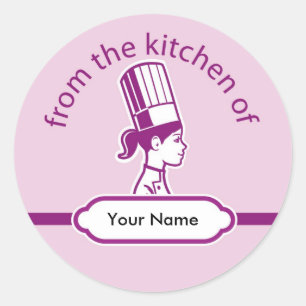 Personalized Kitchen Label Stickers