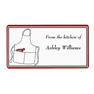 Personalized Kitchen Labels large size