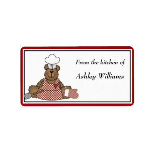 Personalized Kitchen Labels - medium size