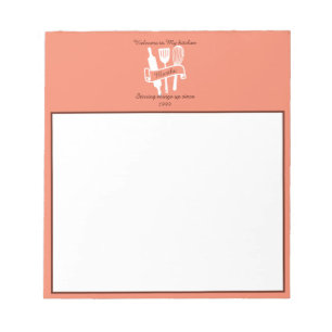 Personalized kitchen  notepad