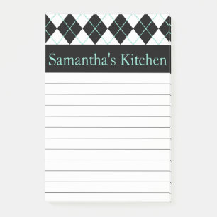 Personalized Kitchen Post It Notes Gift
